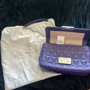 Michael Kors Purple Sloan Purse